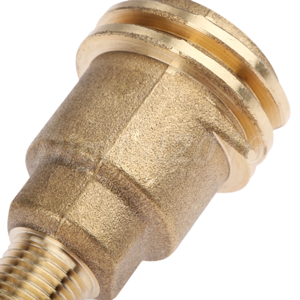 Brass Qcc1 Pol Connection To 1 4 Male Pipe Thread Propane Gas Adapter Connector Ebay